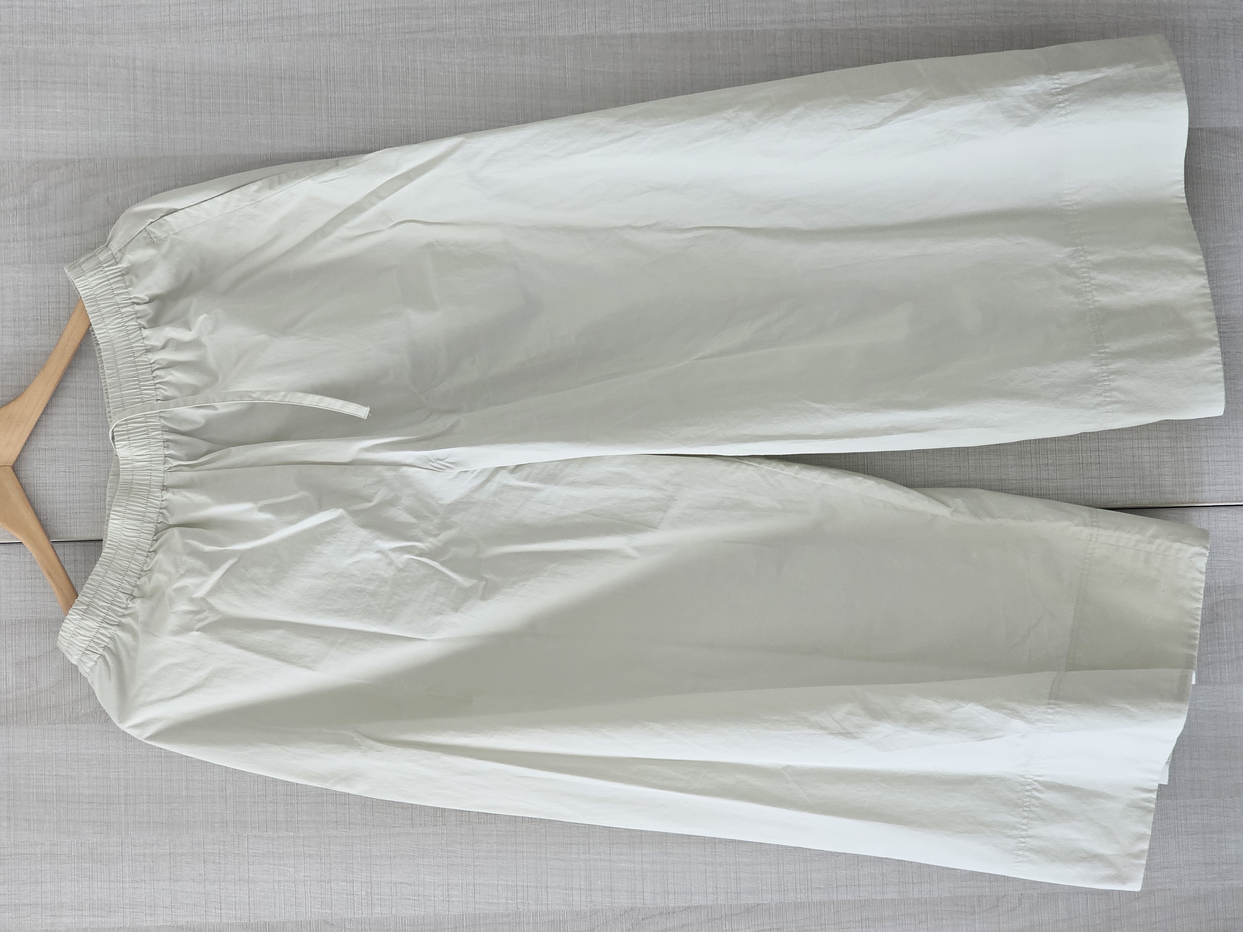 COS — COS Off-White Wide Leg Drawstring Pants (Like new)