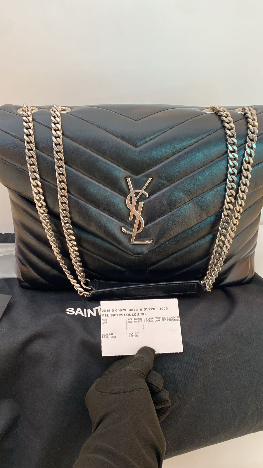 Saint Laurent — Saint Laurent YSL Loulou Medium Quilted Bag (Like new)