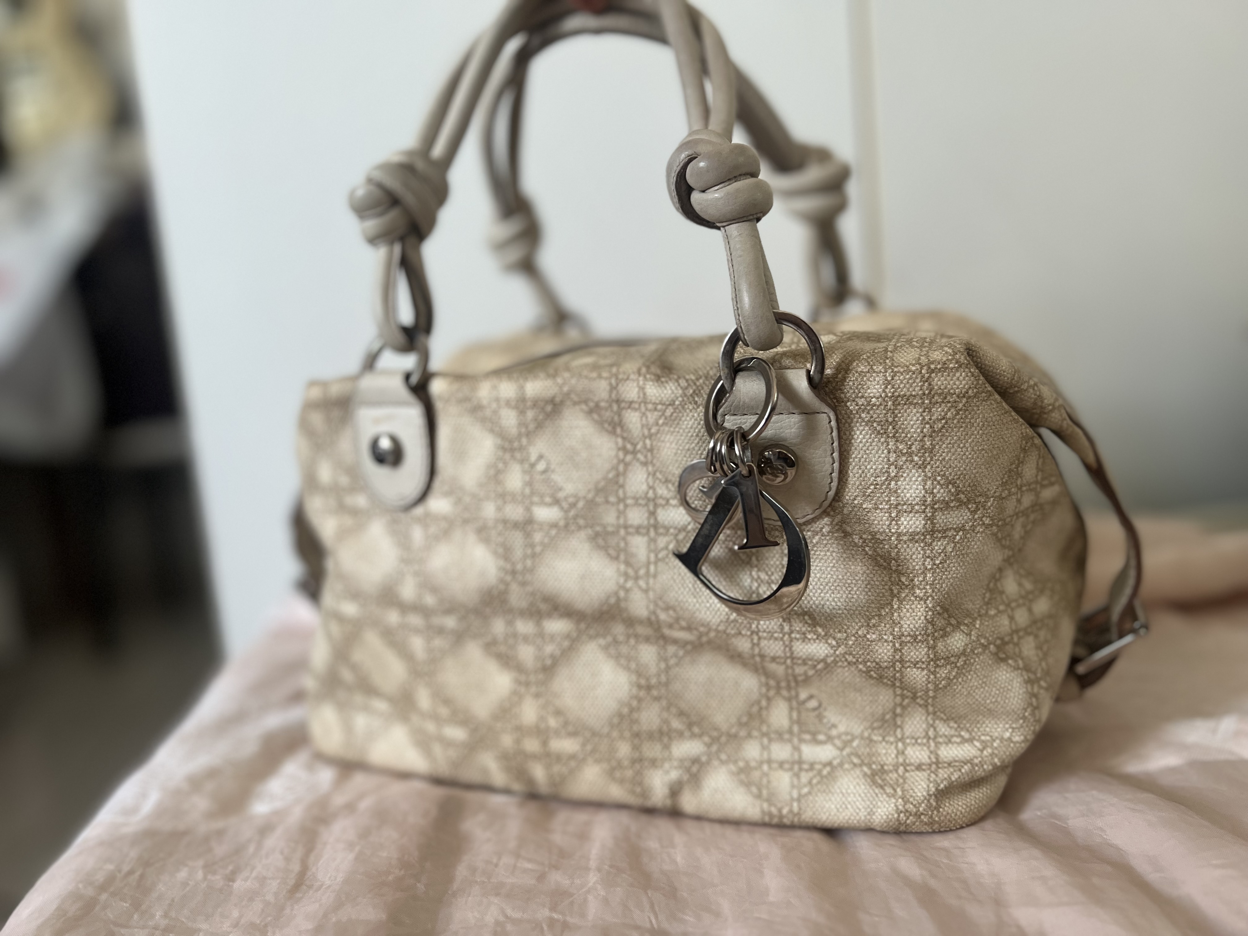 Dior — Christian Dior Cannage Boston circa 2000 (Good)
