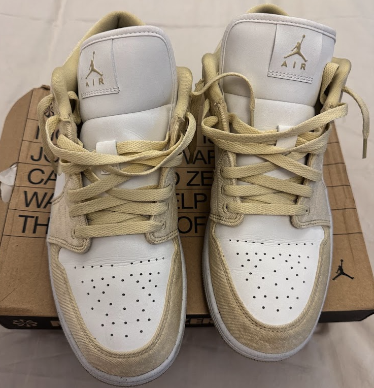 Jordan — Air Jordan 1 Mid SE 'Hemp' Sneakers (Like new)