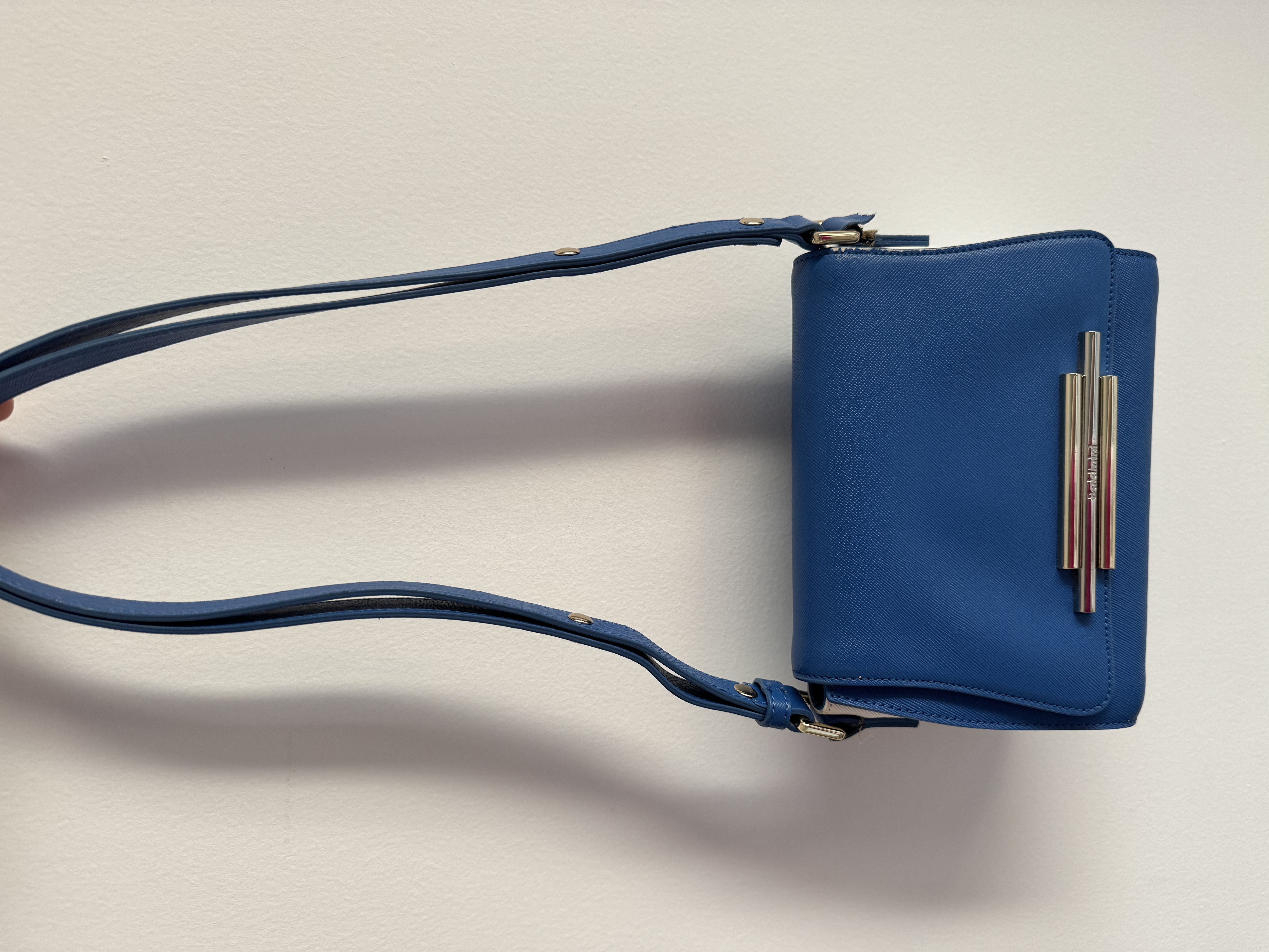 Baldessarini — Baldinini Blue Leather Shoulder Bag (Size One Size, Fair)