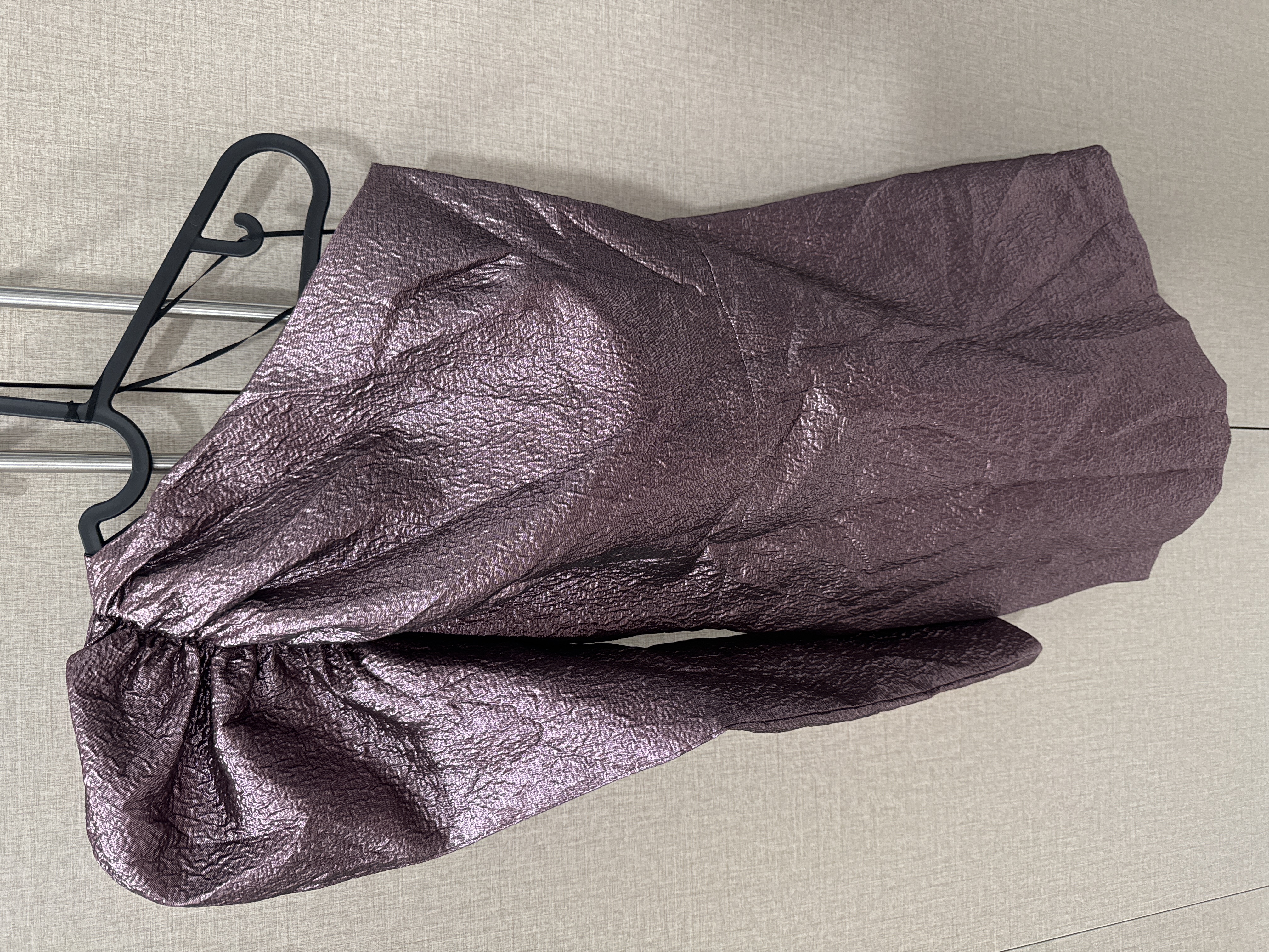 Miss Selfridge — Metallic One-Shoulder Mini Dress (Size 34, Like new)