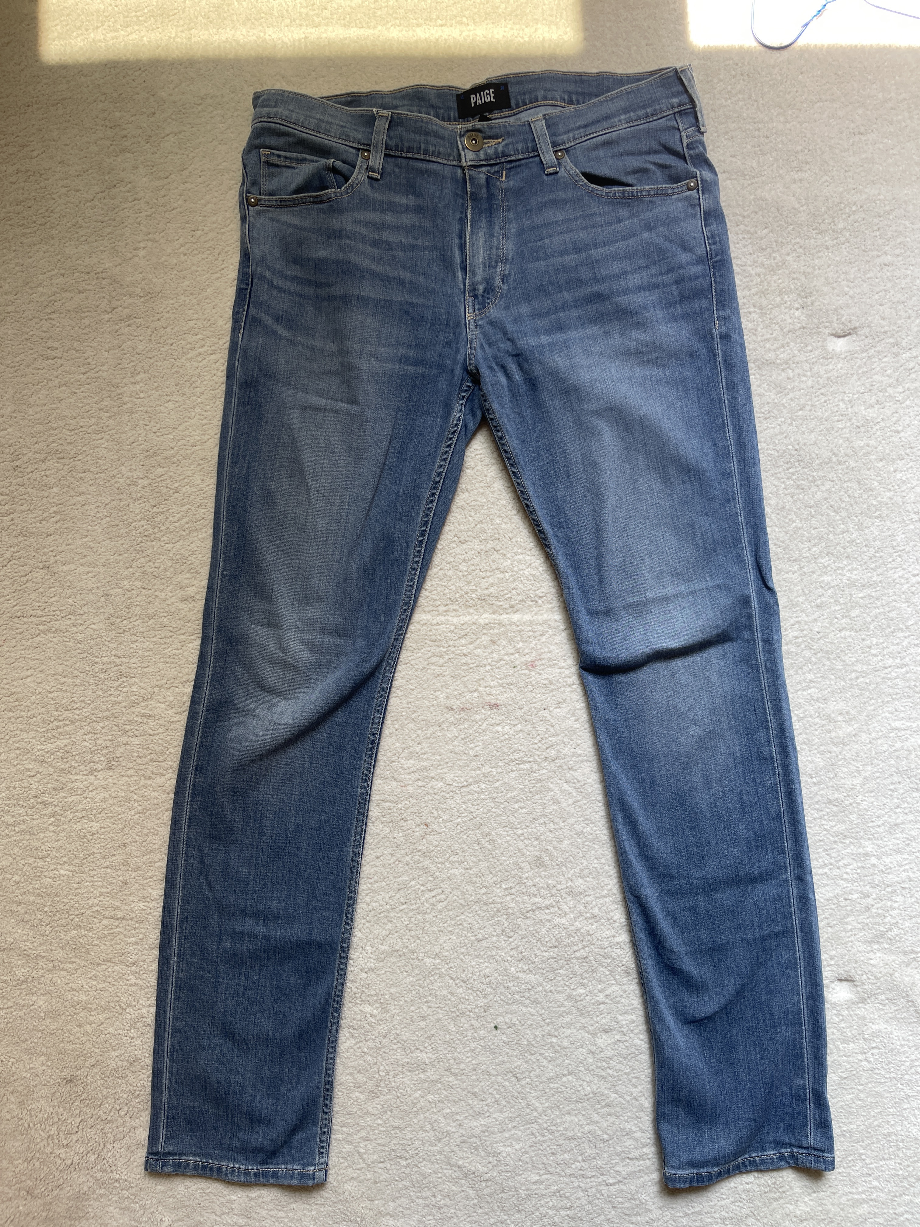Paige — Paige Blue Denim Jeans (Good)
