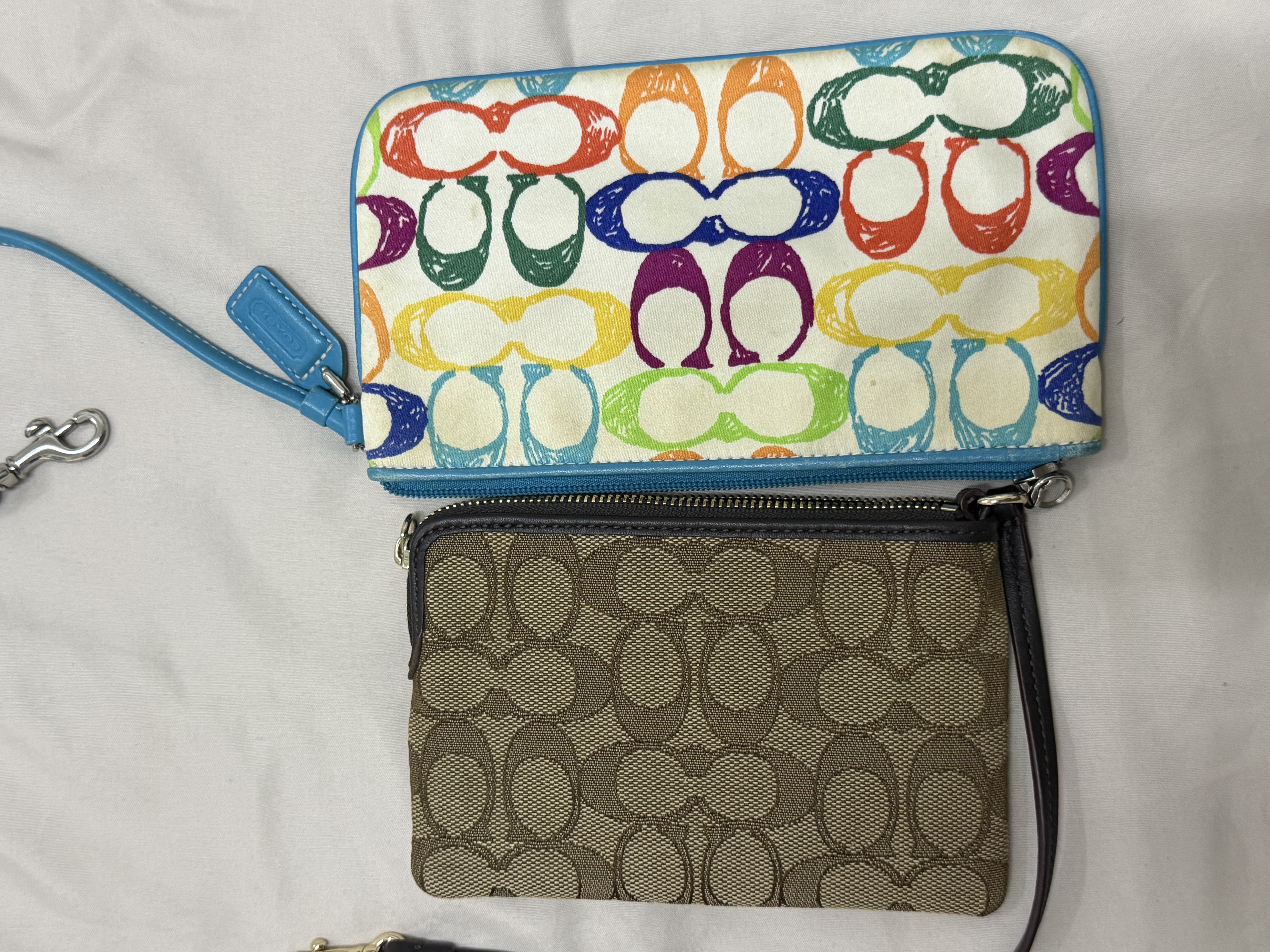 Coach — Coach Set of 2 Monogram Wristlet Bags (Good)