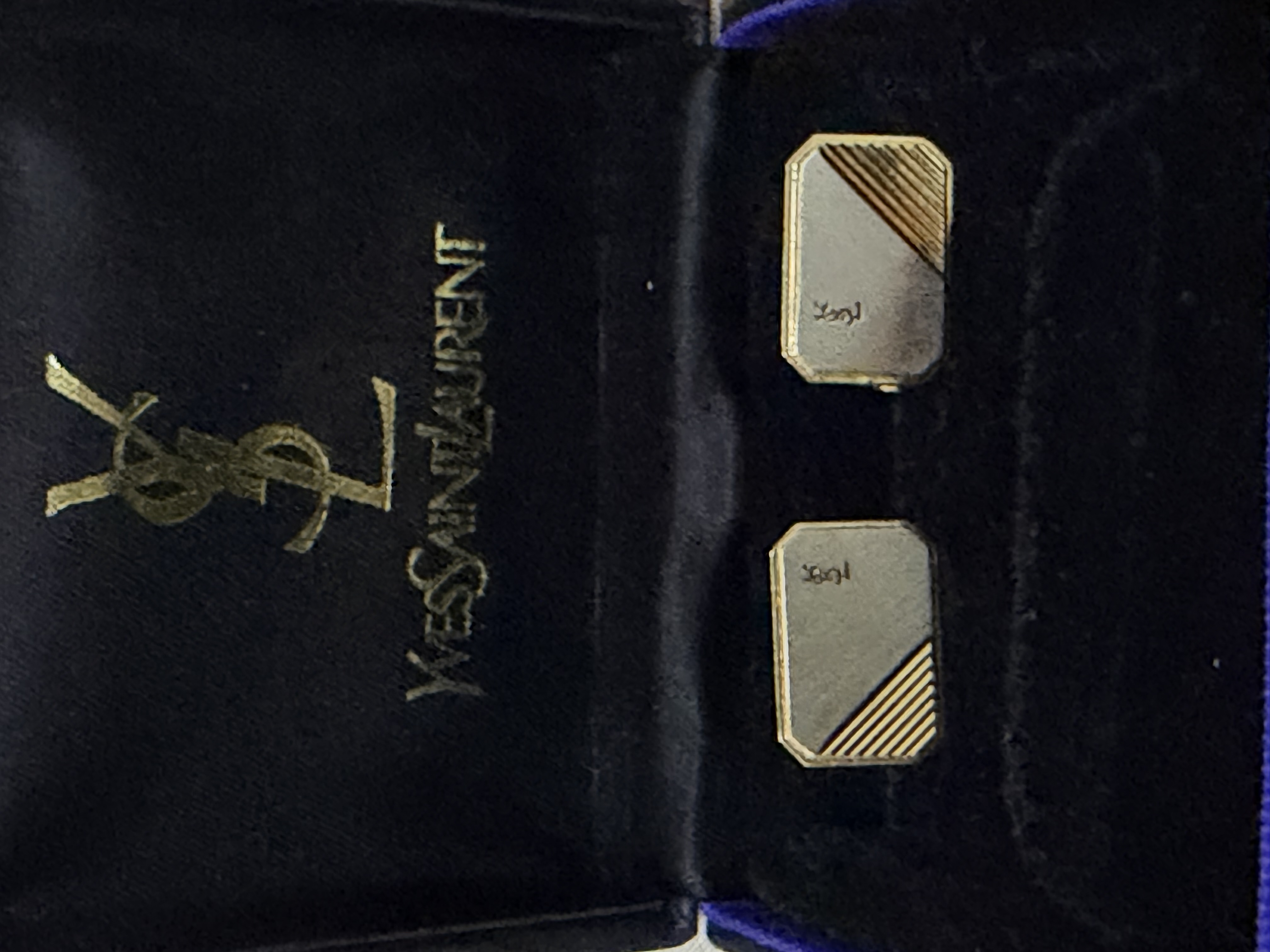 Yves Saint Laurent — Yves Saint Laurent Cufflinks (New without tags)