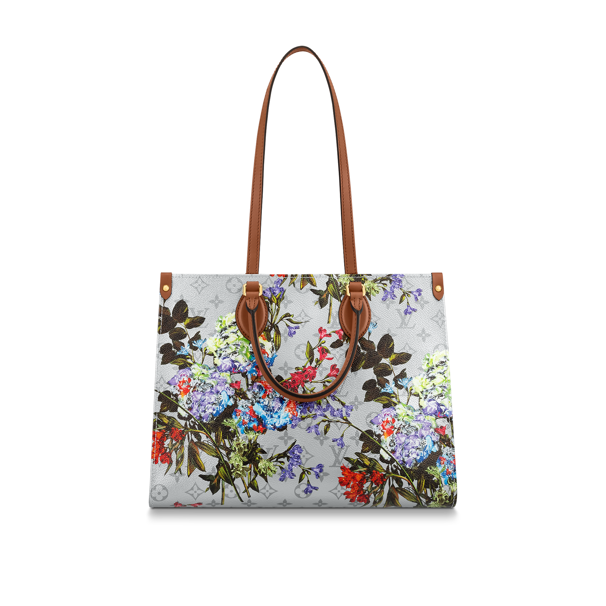 Louis Vuitton — Louis Vuitton OnTheGo Tote Limited Edition Floral Monogram Canvas MM (Size MM, Like new)