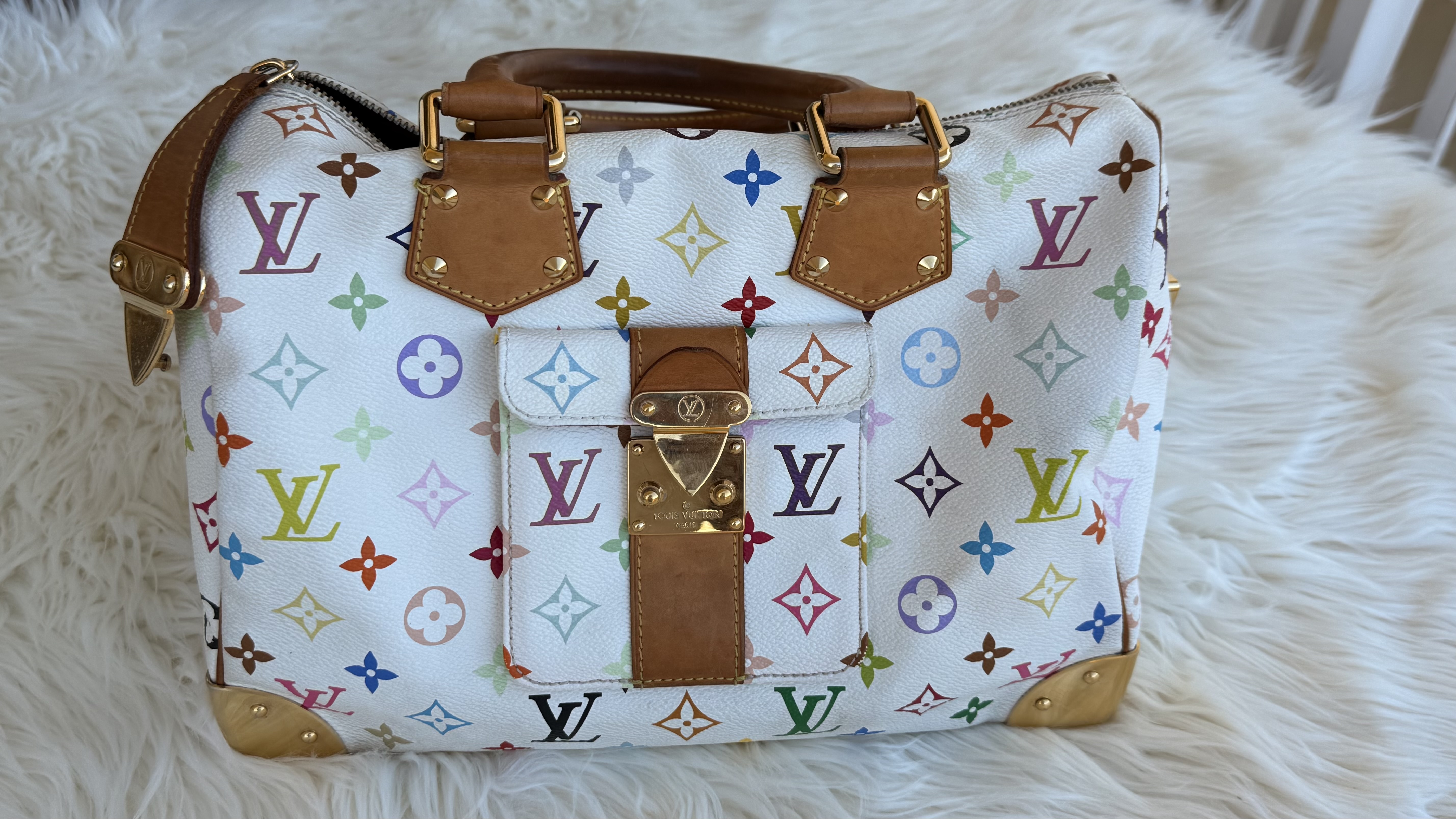 Louis Vuitton — Louis Vuitton Multicolore Speedy Bag (Size Speedy 35, Good)