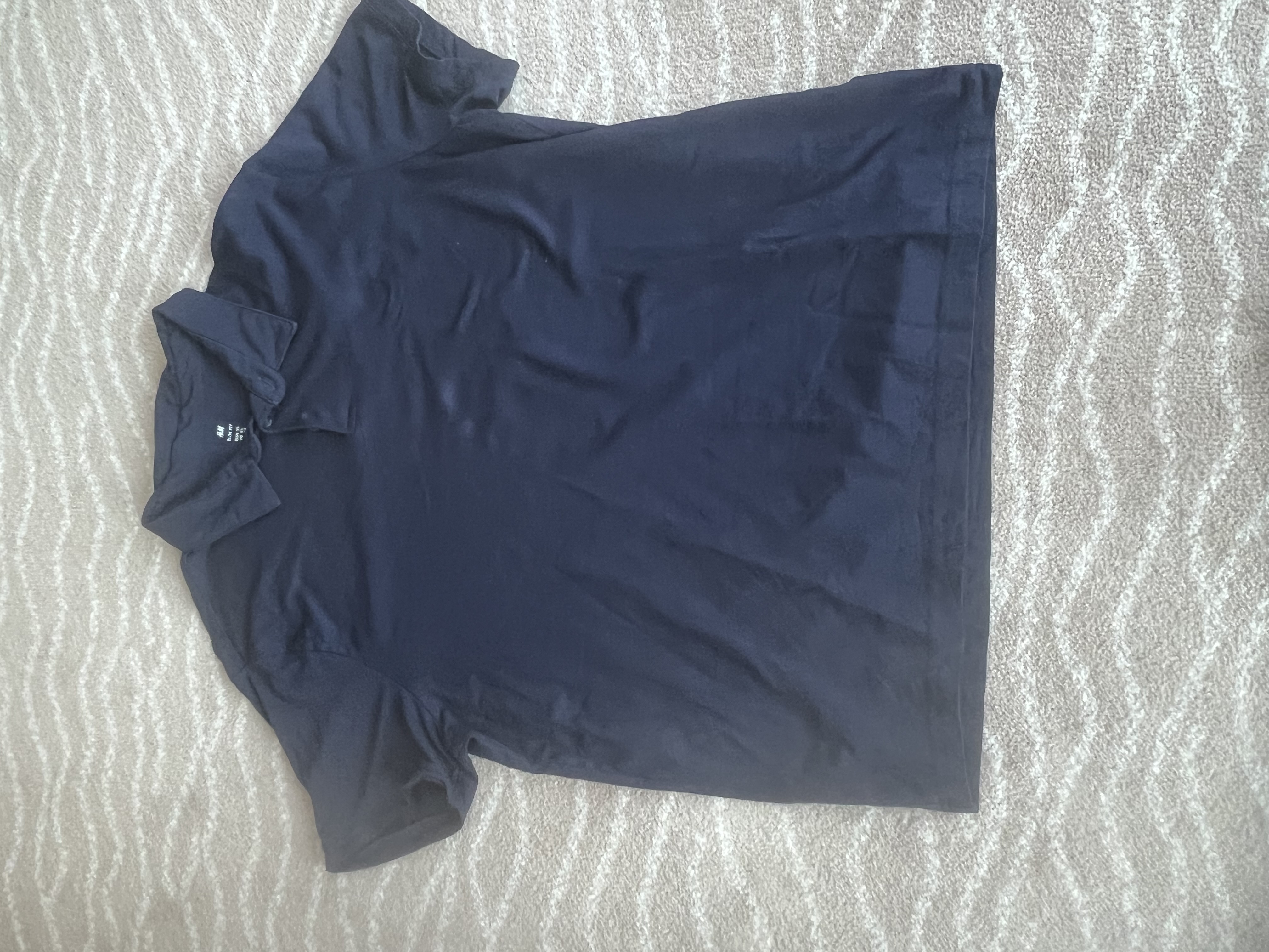 H&M — H&M Navy Blue Kids Polo Shirt (Size EUR 92 / US 2T, Good)